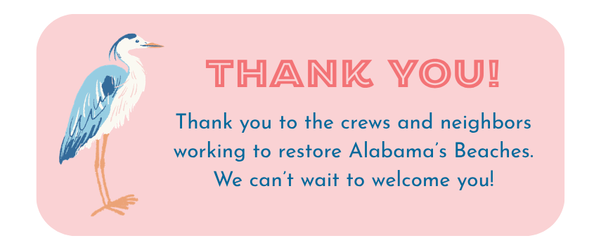 Thank You from Alabama's Beaches
