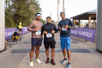 Runners at the Coastal Half Marathon in Orange Beach