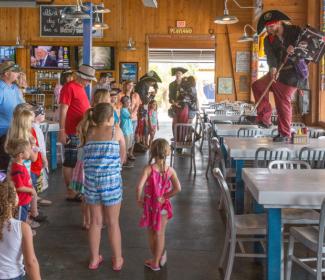 Family dining at the Hang out Gulf Shores AL