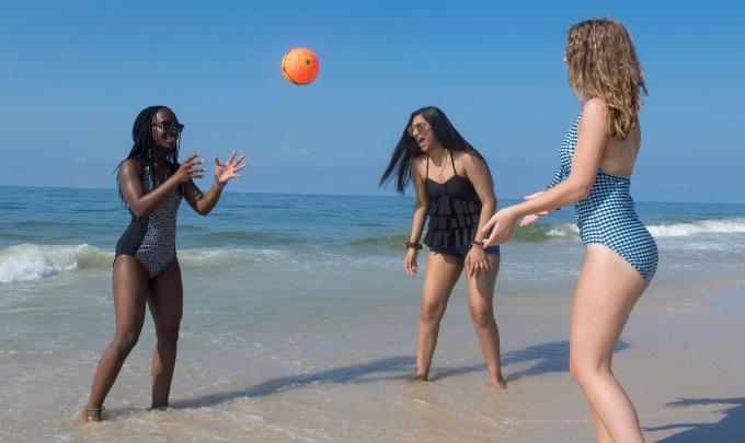 Teens playing on Alabama's beaches