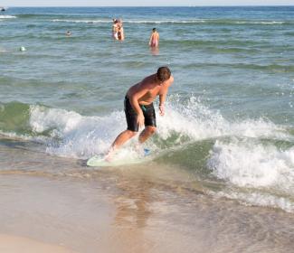 Skimboarding Orange Beach