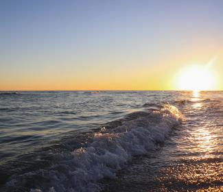 Sunset Beach Waves