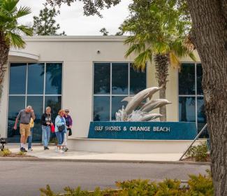 Snowbirds at the Gulf Shores Welcome Center