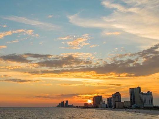 Alabama Gulf Coast Sunset