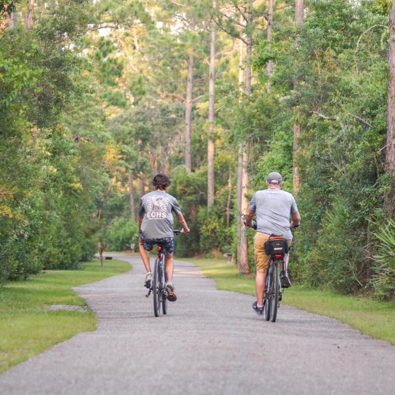 Biking in Gulf State Park