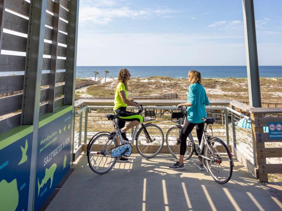 Biking in Gulf State Park Gulf Shores