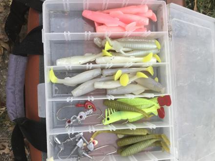 Tacklebox and fishing lures