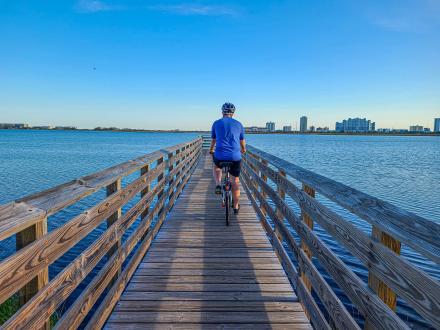 Gulf State Park bike trail Hugh S Backcountry Trail 